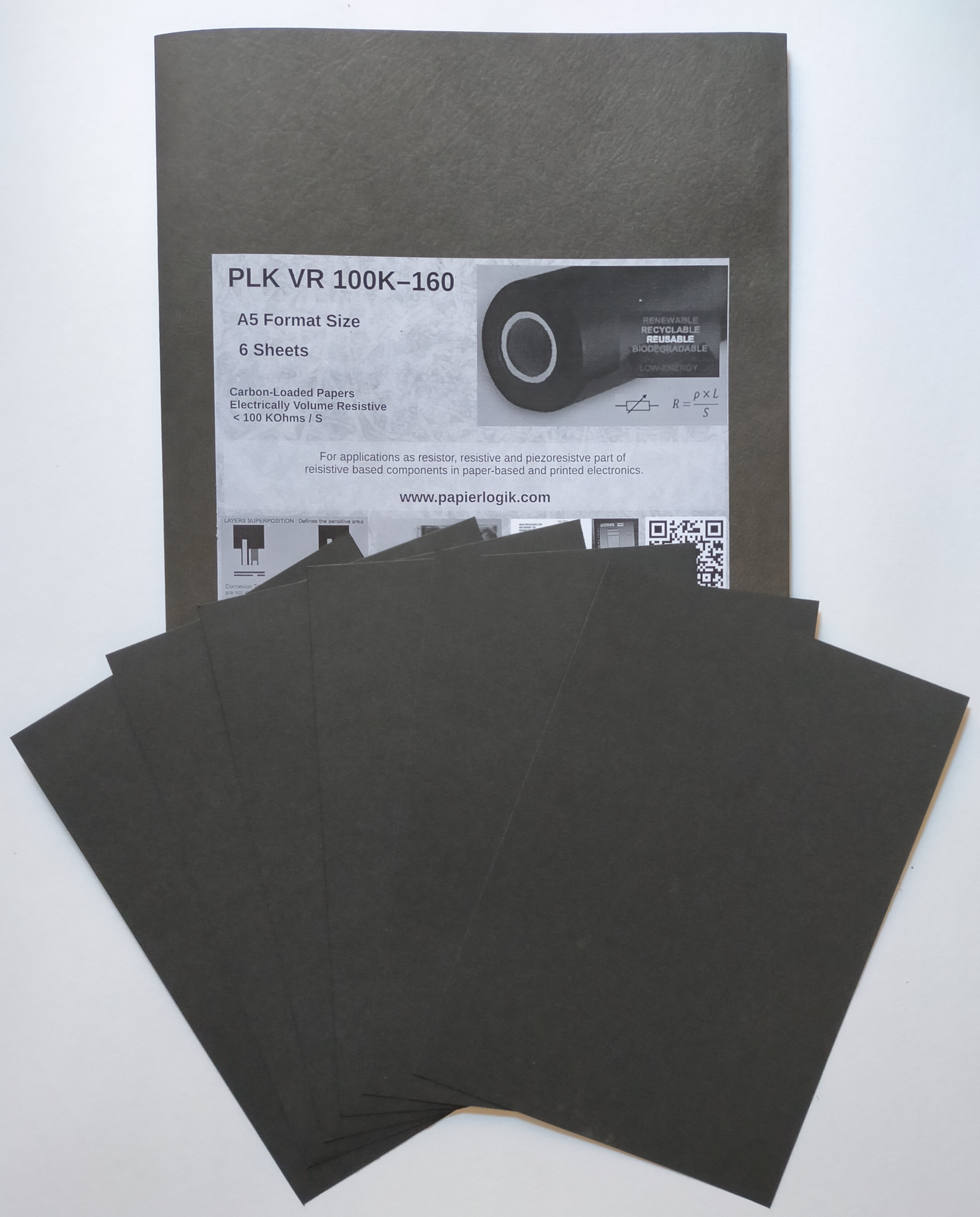 Volume Conductive Paper 100K by PapierLogiK - Content